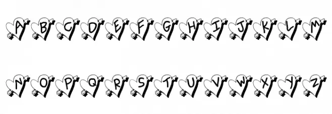 Written In My Heart Shadow Updated Schriftart Groß