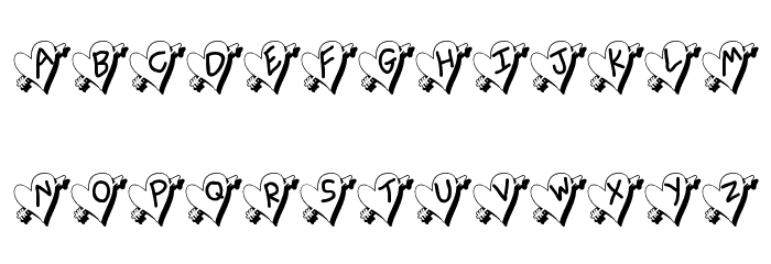 Written In My Heart Shadow Updated Font LOWERCASE