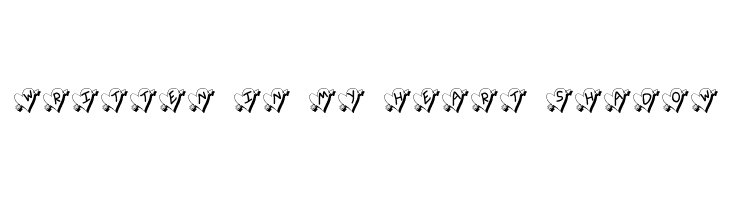 Written In My Heart Shadow Font