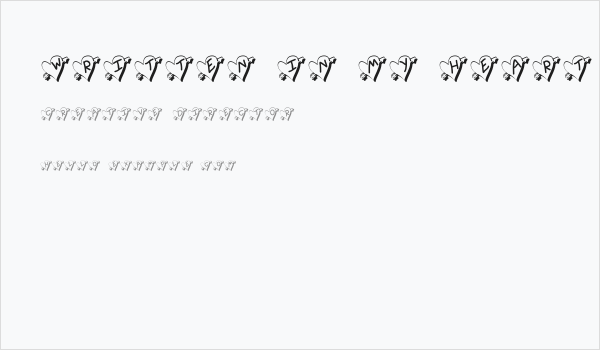 Written In My Heart Shadow Business Card