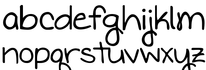 Written in the Stars Font LOWERCASE