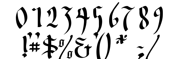 WrittenFrax Font OTHER CHARS
