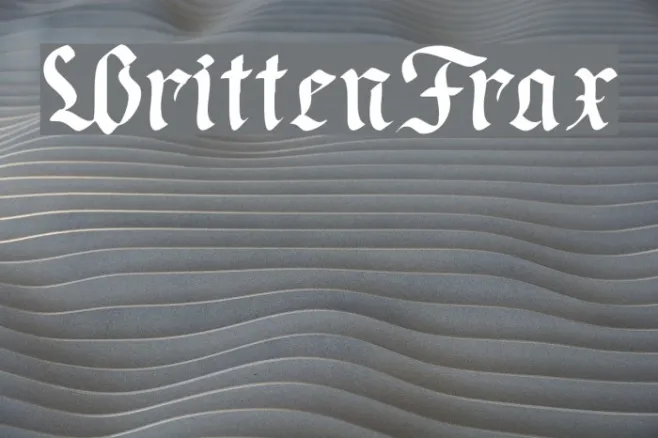 WrittenFrax Example 1