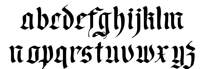 WrittenFrax Font LOWERCASE