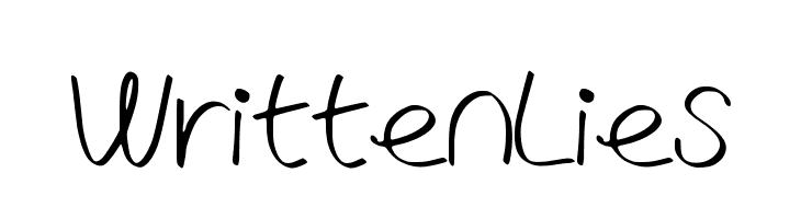 WrittenLies Шрифта