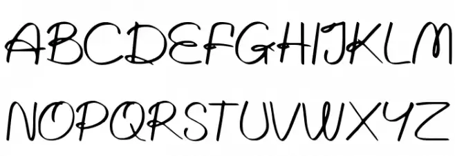 WrittenLies Fonte MAIÚSCULAS