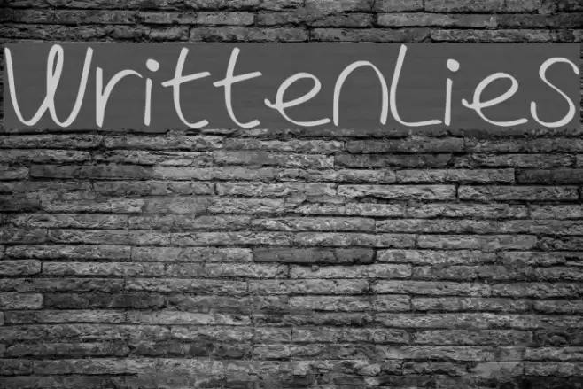 WrittenLies Fonte examples