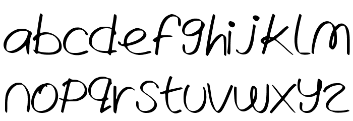 WrittenLies Font LOWERCASE