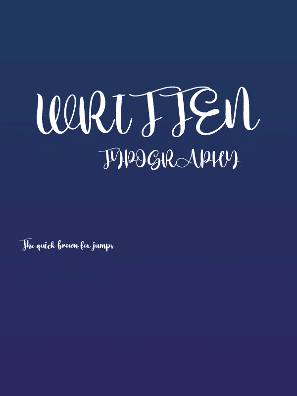 Written Poster