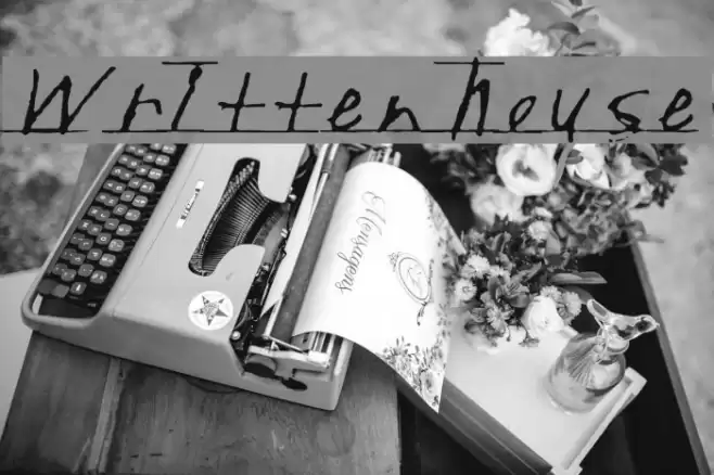 Writtenhouse Font examples