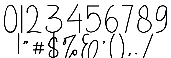 Writterose Font OTHER CHARS