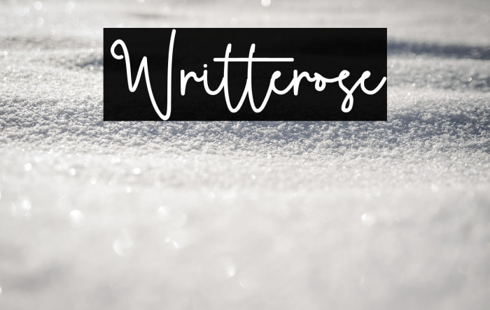 Writterose Example 3