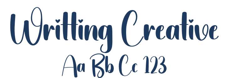 Writting Creative Font Preview