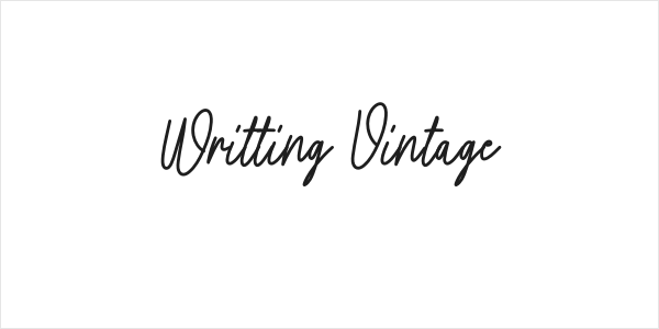 Writting Vintage Logo