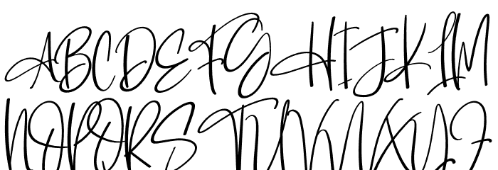 Writting Font UPPERCASE