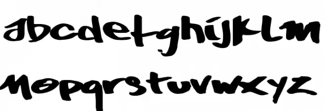 WrktagRegular Schriftart Kleinbuchstaben