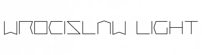 Wrocislaw Light  Frei Schriftart Herunterladen