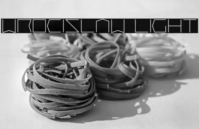 Wrocislaw Light Font examples