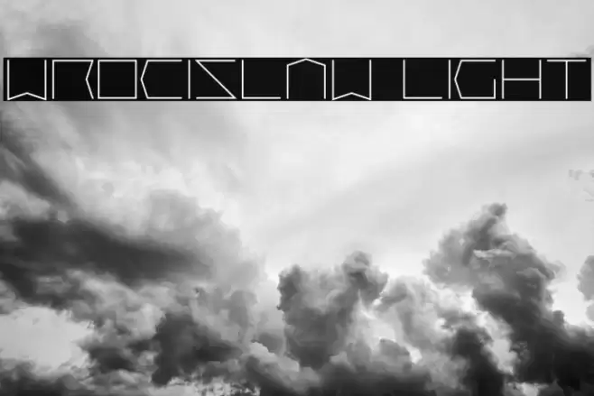 Wrocislaw Light Font examples