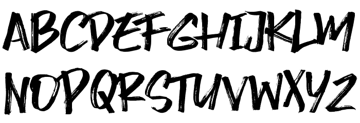 Wrong Hunt Font LOWERCASE