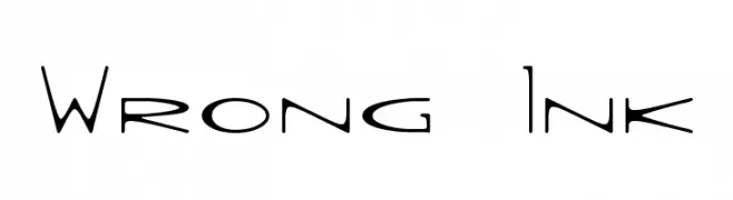 Wrong Ink  لخطوط تنزيل