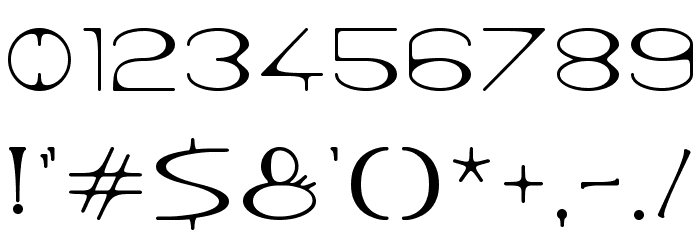 Wrong Ink Font OTHER CHARS