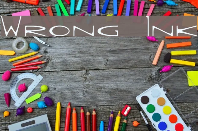 Wrong Ink Example 2