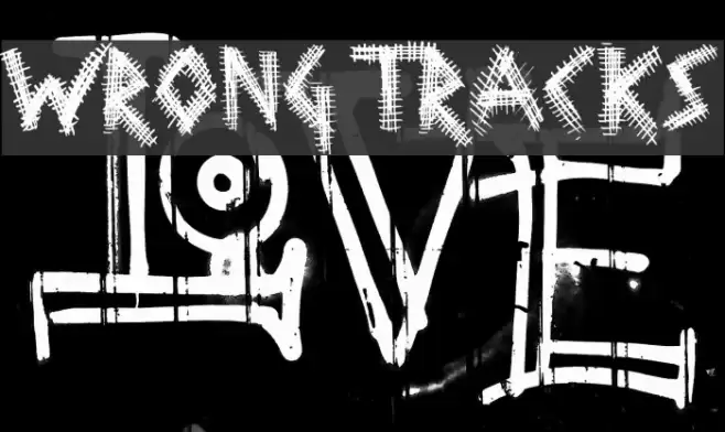 Wrong Tracks Font examples