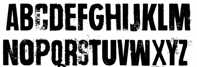 Wrong time, wrong place Font Litere mici