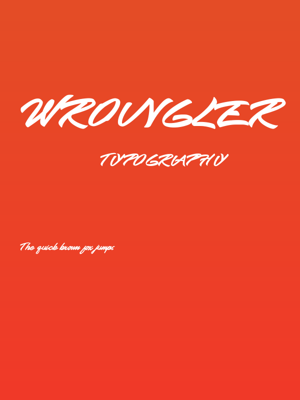 Wrongler Poster
