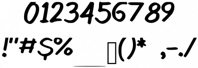 Wrusher Font OTHER CHARS