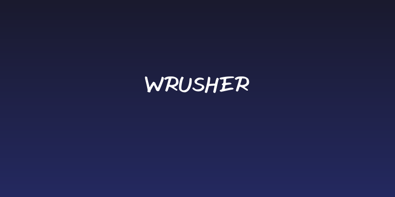 Wrusher Social Header