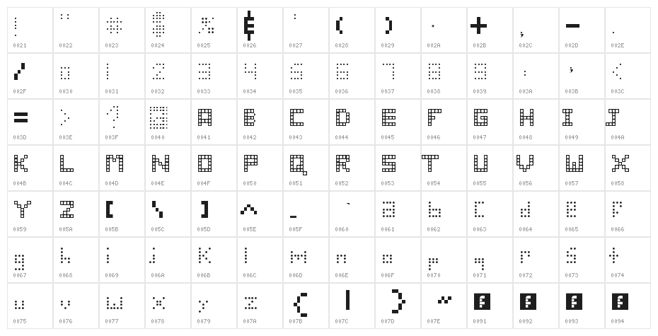 wreck it ralph Regular Character Map