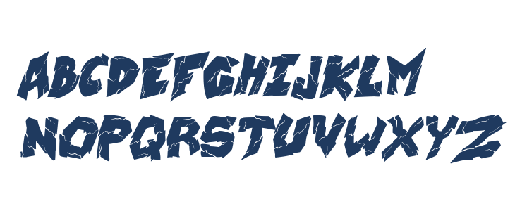 wrecking krew Italic Lowercase