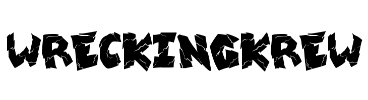 wrecking krew  नि: शुल्क फ़ॉन्ट्स डाउनलोड