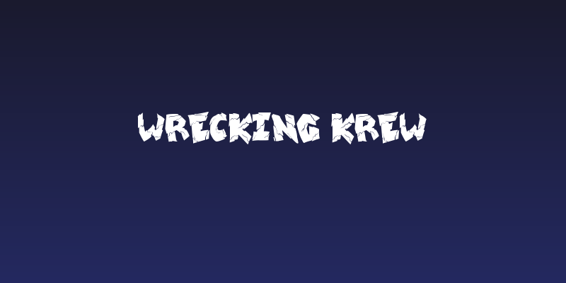 wrecking krew Social Header