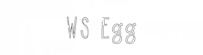 WS Egg  تنزيل الخطوط