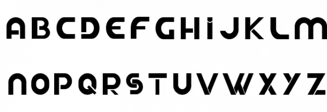 WS Elef Шрифта ВЕРХНИЙ