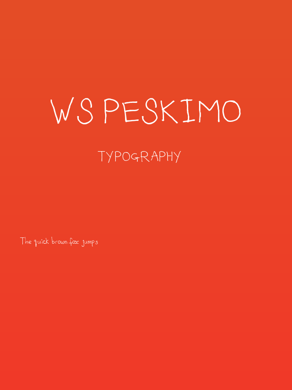 WS Peskimo Poster
