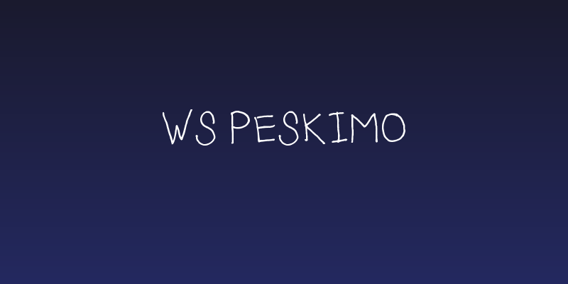 WS Peskimo Social Header
