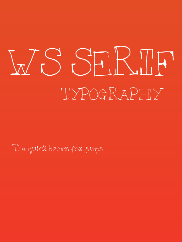 WS Serif Poster