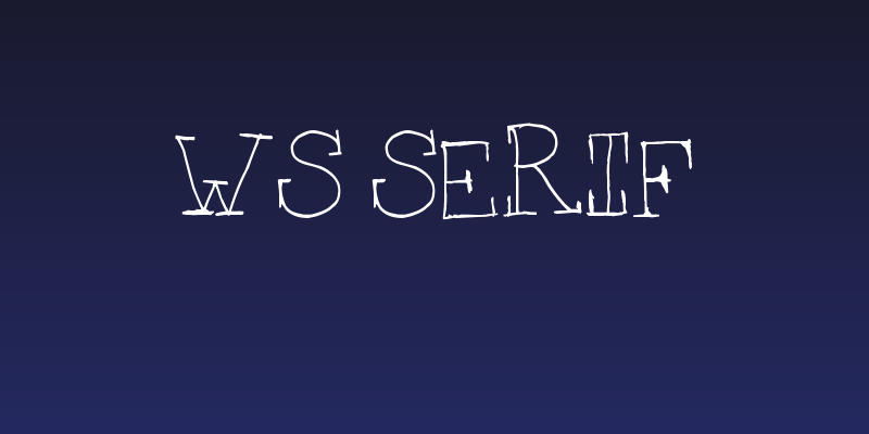 WS Serif Social Header