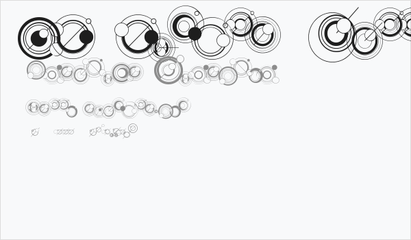 WS Simple Gallifreyan Business Card