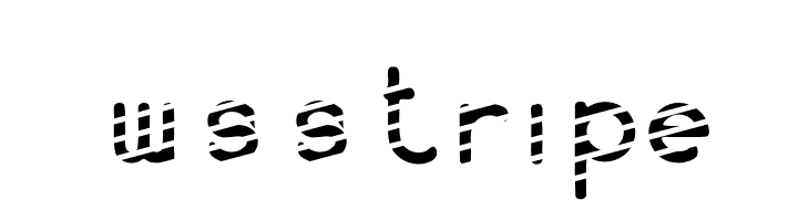 WS Stripe  Free Fonts Download