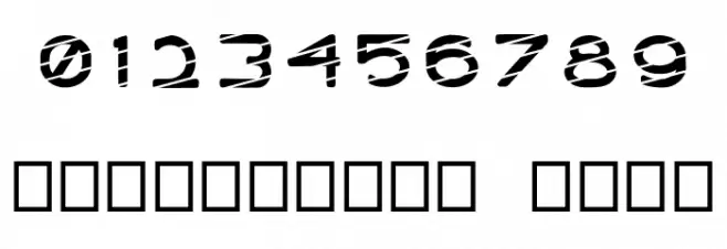 WS Stripe Font OTHER CHARS