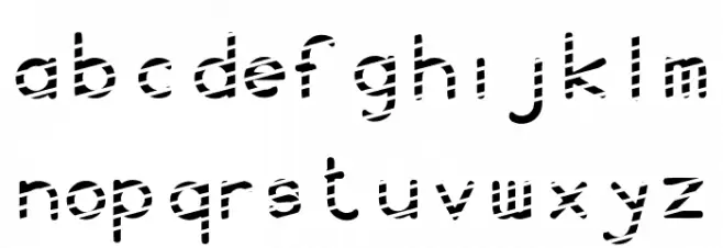 WS Stripe Шрифта ВЕРХНИЙ