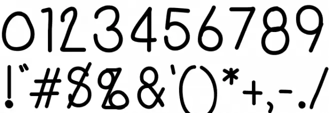 WSCallMe Font OTHER CHARS