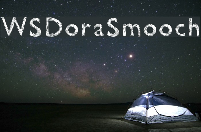 WSDoraSmooch Font examples