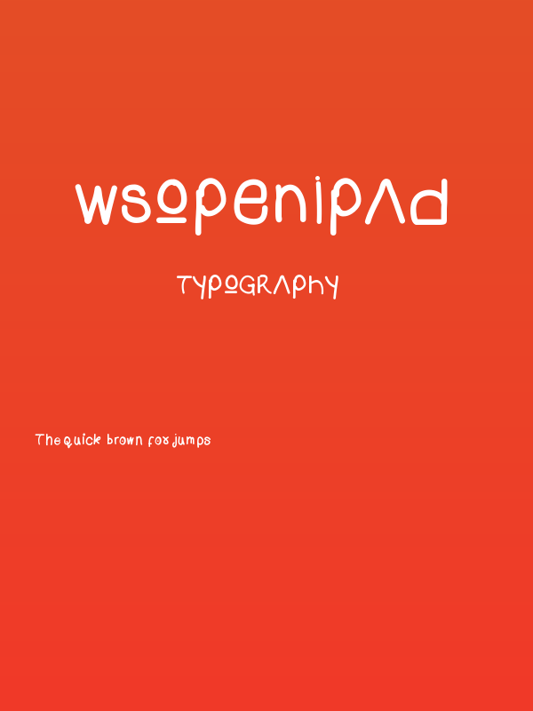 WSOpeniPad Poster