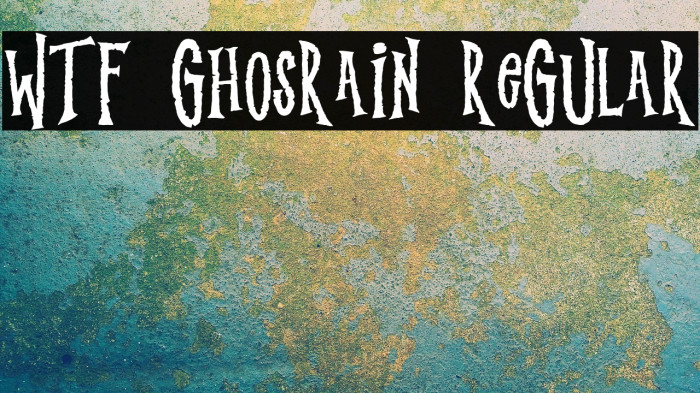 WTF Ghosrain Regular Example 2
